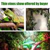 Simulation Jungle Reptile Vine Habitat Fake Plant Decor for Lizards Chameleons