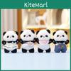 Plüsch Panda Spielzeug mit weichem kurzem Plüsch für Kinder und Sammler