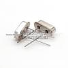 Quartz Crystal Oscillator, HC-49S, 2-pin, 12MHz, 11.0592MHz, 4MHz, 8MHz, 10MHz, 16MHz, 24MHz, 25MHz, Through-hole Passive Crystal.