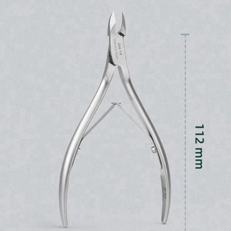 Nail Art Cuticle Nippers: 12 & 14 Small Caliber for Professional Finger and Toe Trimming 14 small caliber cuticle nipper