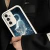 Phone Case for Samsung Galaxy S26 S25 Ultra S24 FE Night Moon Cat Dreamy Art Shell S23 Plus S22 + S21 S20 5G Soft Silicone Funda