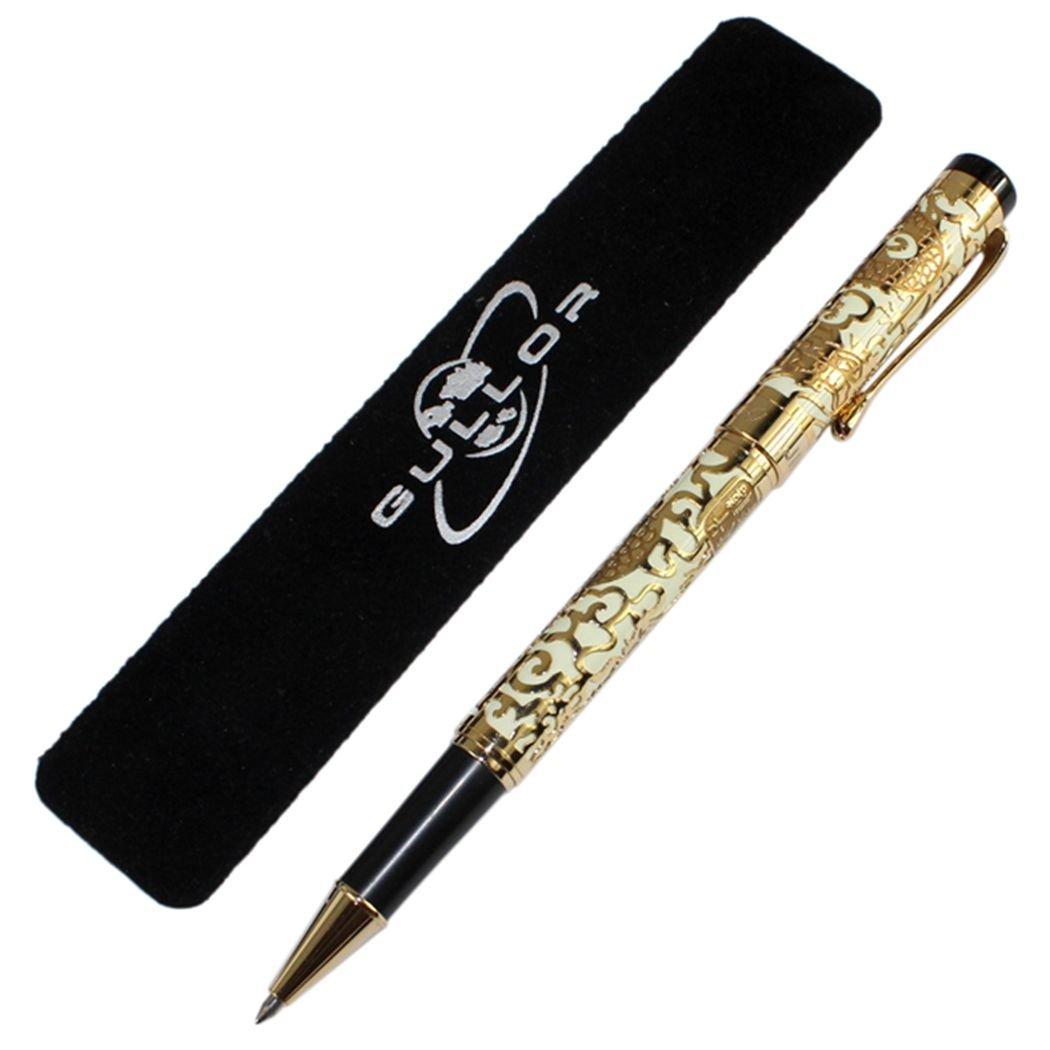 

Подарочная коробка Gullor Advanced Roller Pen Jinhao5000 Apricot and Gold Dragon Year