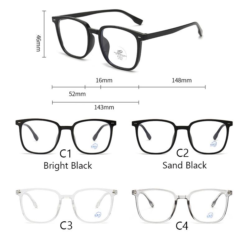 Photochromic Anti blue light Eyewear Men Women Vintage Blue Light Resistant Eyeglasses Square Glasses Frame Chameleon spectacles