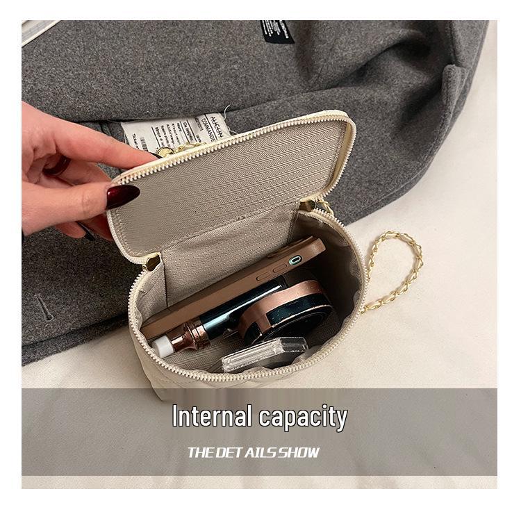 Xiao Xiang Trendy Diamond Lattice Chain Mini Handbag - Versatile Shoulder & Crossbody Square Bag