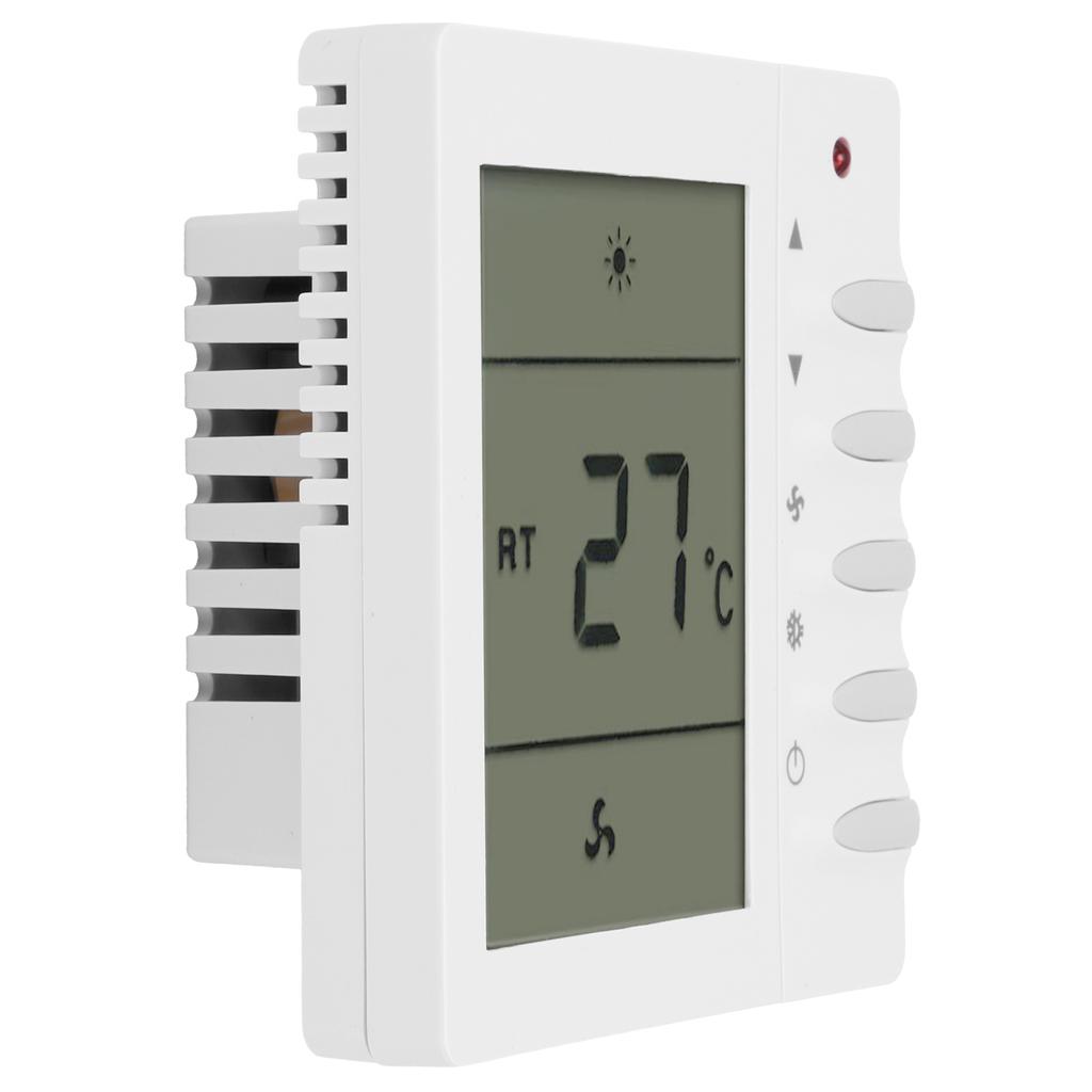 AC220V Central Air Conditioning Fan LCD Thermostat Air Conditioning Temperature Controller