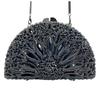 Diamond-encrusted Dinner Bag Metal Hollow Diamond Bag Banquet Dress Clutch Women's Bag New