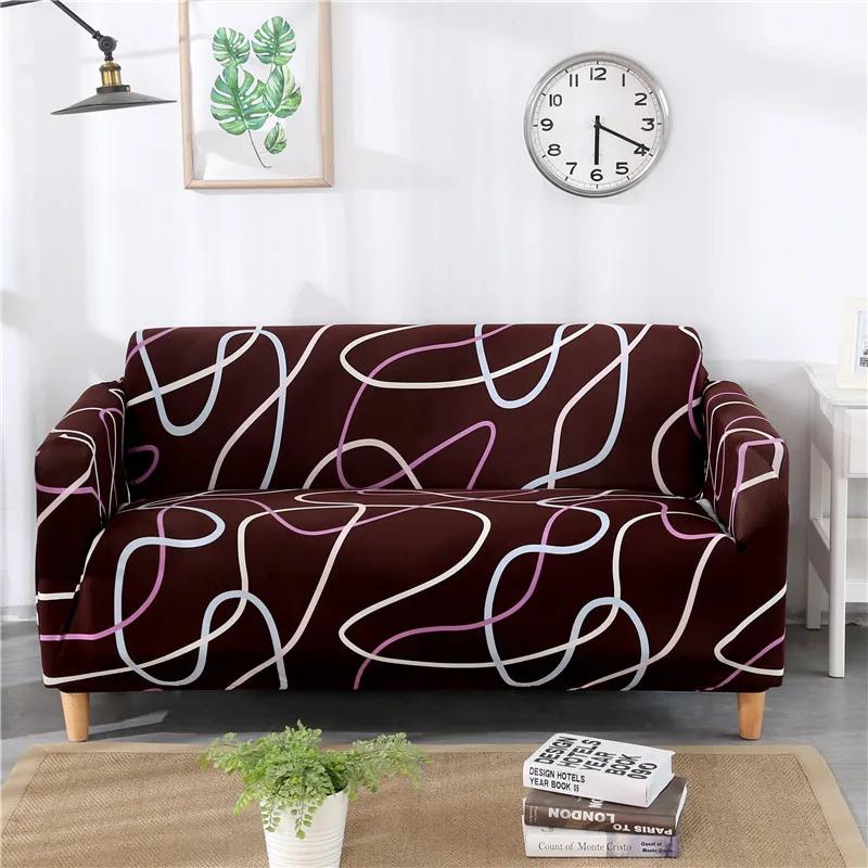 Universal All-inclusive Stretch Sofa Cover Combination Chaise Longue Three-seat Non-slip Sofa Cover Sofa Cover