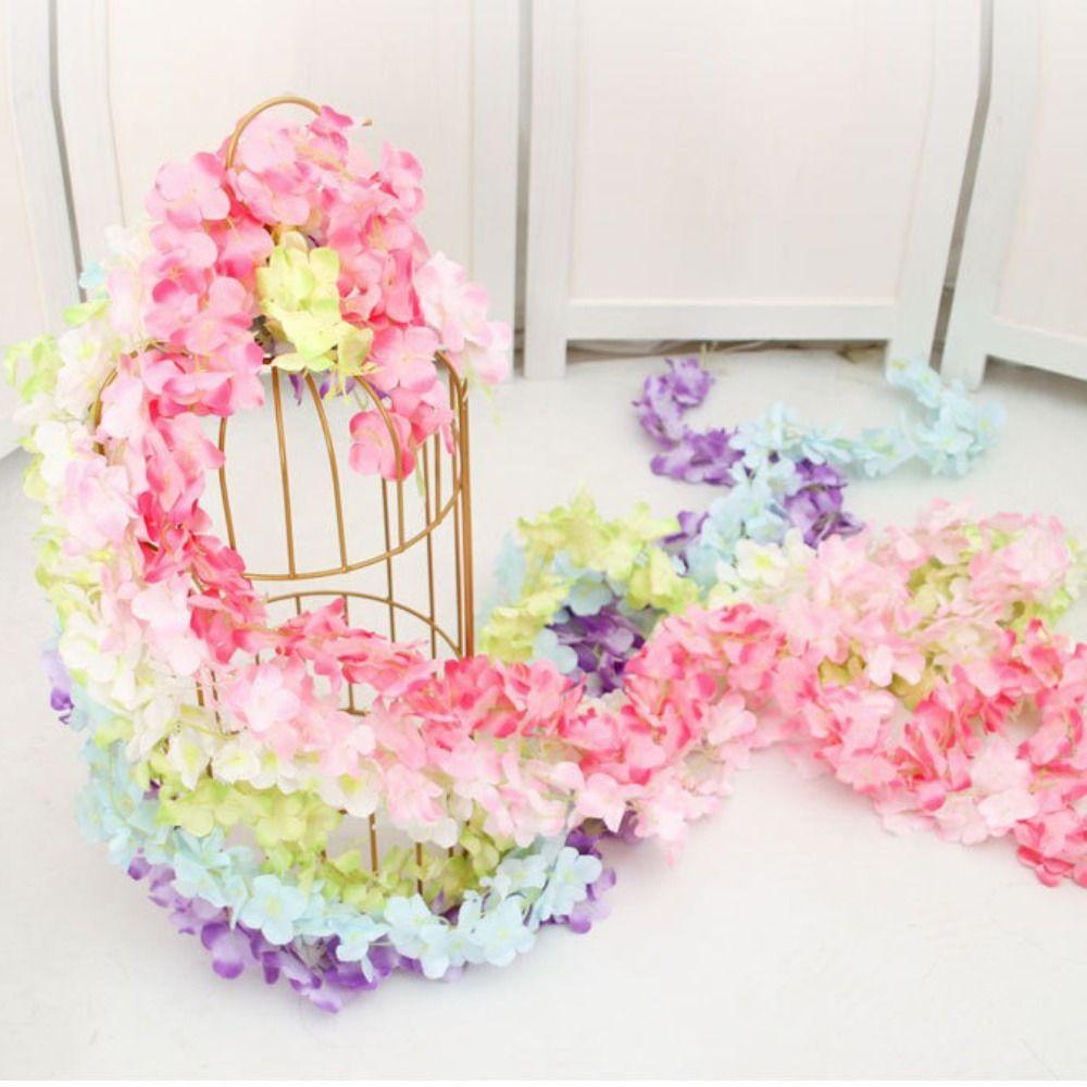 Silk Flower Artificial Orchid Flowers Fake Flowers Silk Orchid Fake Floral Vine  Home Decoration
