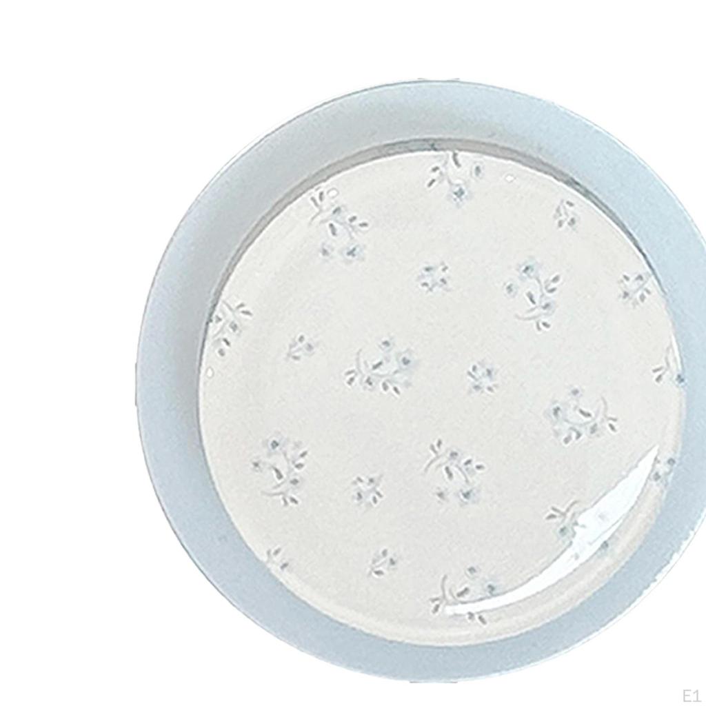 Phone Grip Adsorb Holder Acrylic Expandable Mobile Bracket Cute Accessories Blue Floral Design