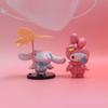 Entzückende Sanrio PVC-Figuren-Kollektion mit Melon Melody und Kuromi in bezaubernden floralen Designs