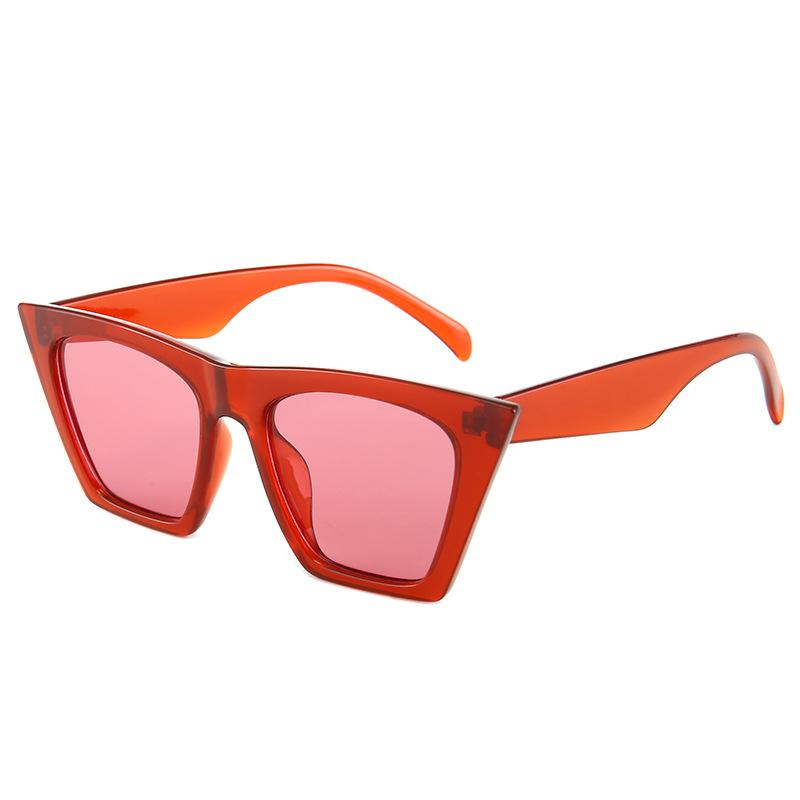 Twooo 113003 New Fashion Square Colorful Plastic Frame Women Sunglasses 2022