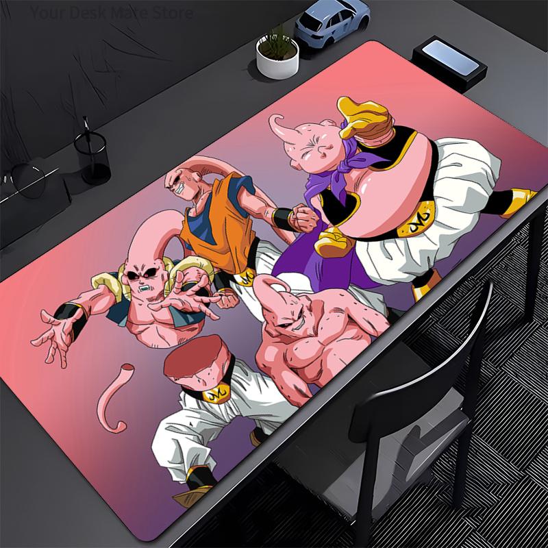 Dragon Ball Majin Buu Gaming Mouse Pad Office Carpet Mouse Mats Gamer Rug Desk Accessories Computer Table Pad PC Anime Mousepad