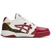 Asics Gel-Fuse Artisan Series New Year Limited Edition Retro Versatile Thick Sole Leather Low-Top Retro Basketball Shoes Unisex Sneaker 1203A590-600