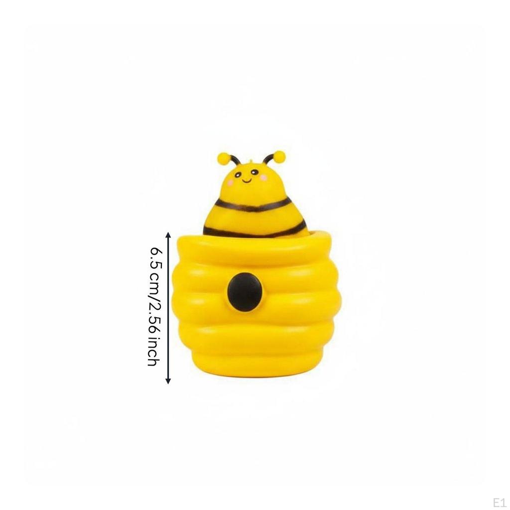 Entzückendes Bienen-Spielzeug, quetschbares Tier, Hand-Fidget für Kinder, Erwachsene, Büro
