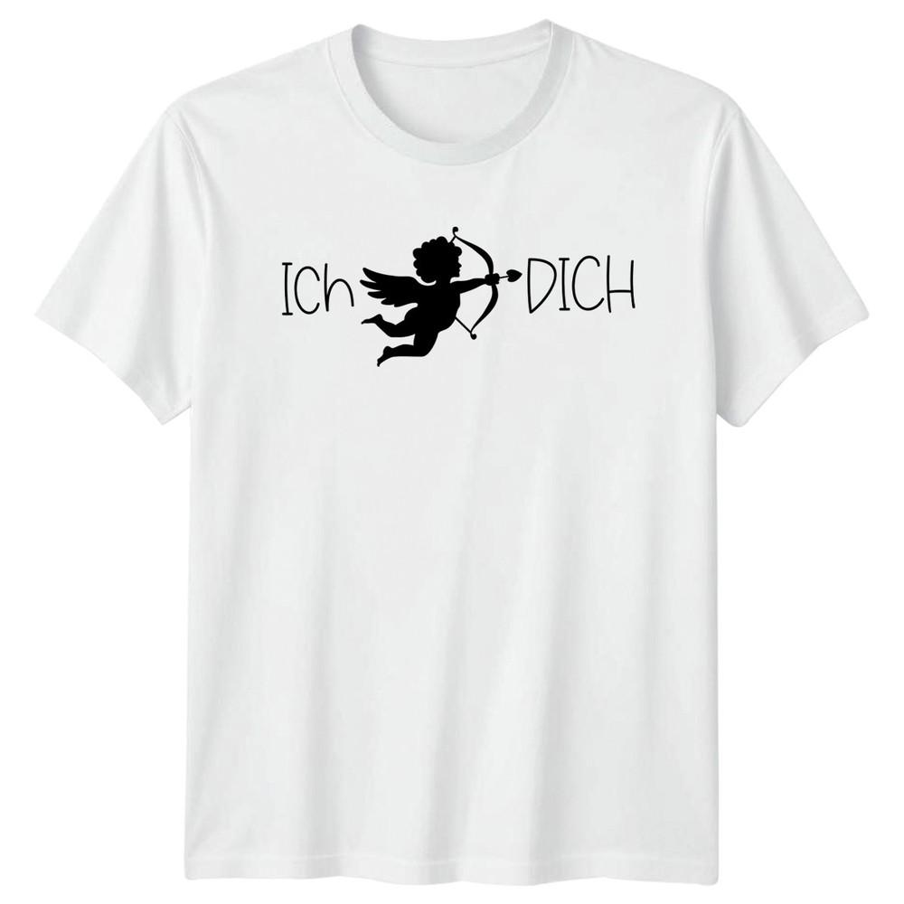 Ich Dich TShirt Valentines Day Love Valentines Day Gift For Him And Her S