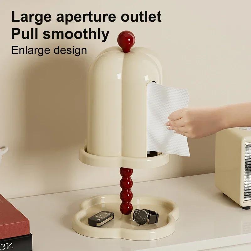 New French Retro Tissue Box in The Ancient Style of Advanced Sense of Box Creative Living Room Light Luxury Pumping Paper Box