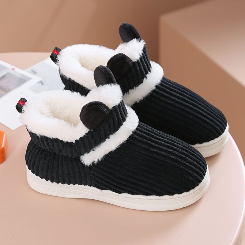 

Хлопковые тапочки для девочек зимние детские сумки среднего и большого размера и хлопковые ботинки с высоким верхом для мальчиков и девочек зимняя домашняя обувь нескользящая unk 30-31 Inner length 18cm unk