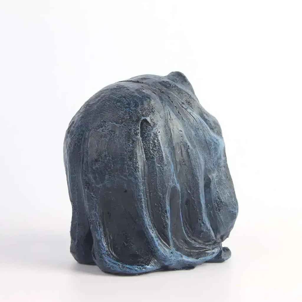 Pryskyřičná lebka pro halloweenskou výzdobu Lidská hlava Kostra Socha Sběratelská Halloweenská dekorace Domácí dekorace Párty Hororové rekvizity