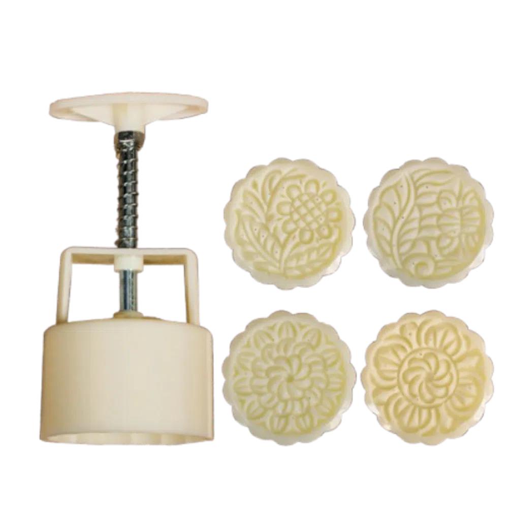 3D Moon Cake Mold Creative Mid-Autumn Festival Supplise Cookie Stamp Mold  Mid-Autumn Festival