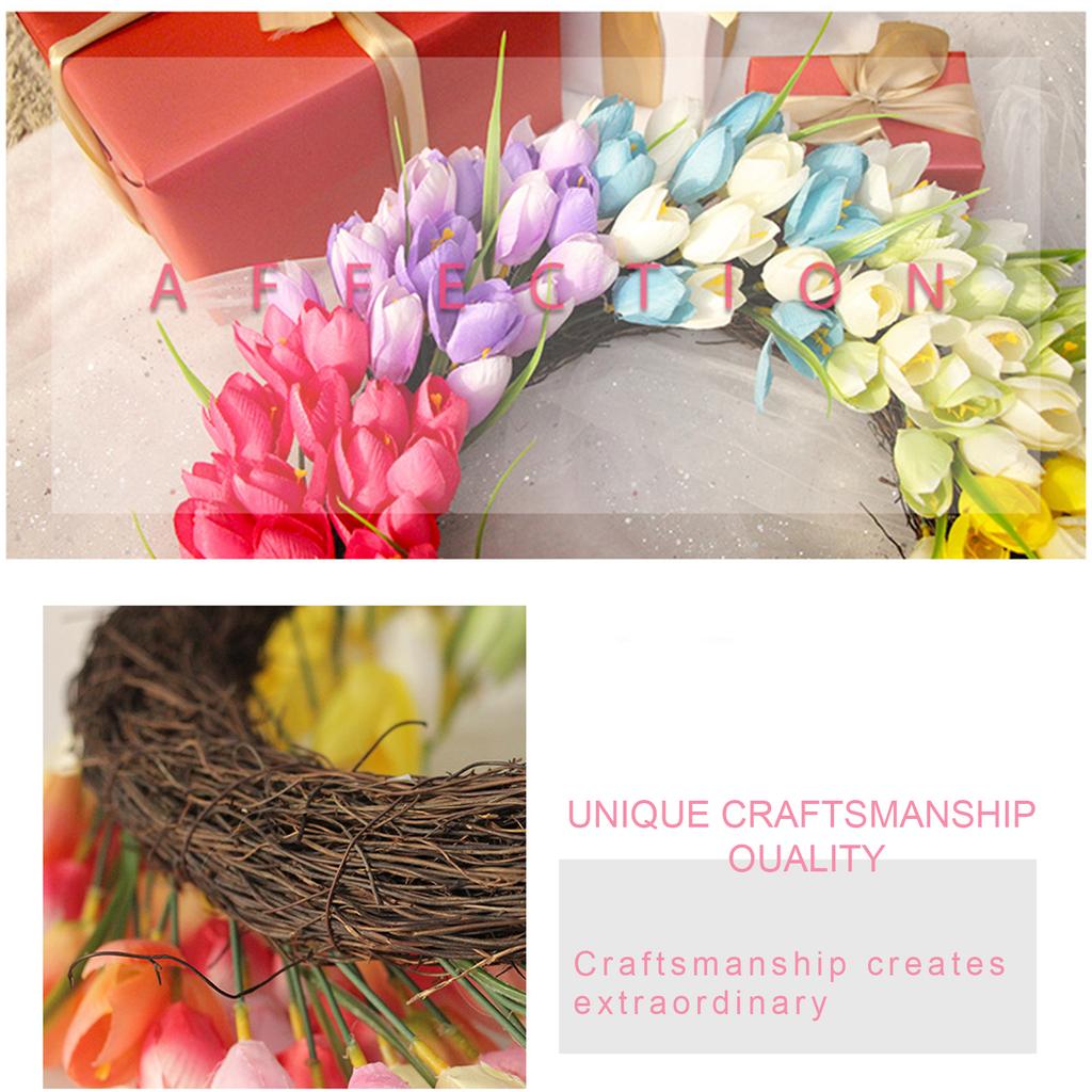 Wreath Simulation Flower Garland Garden Home Decoration
