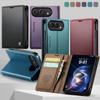 CaseMe-023 For iPhone Duo Wallet Case , Luxury Flip Premium PU Leather Card Cover Protector Skins Shell