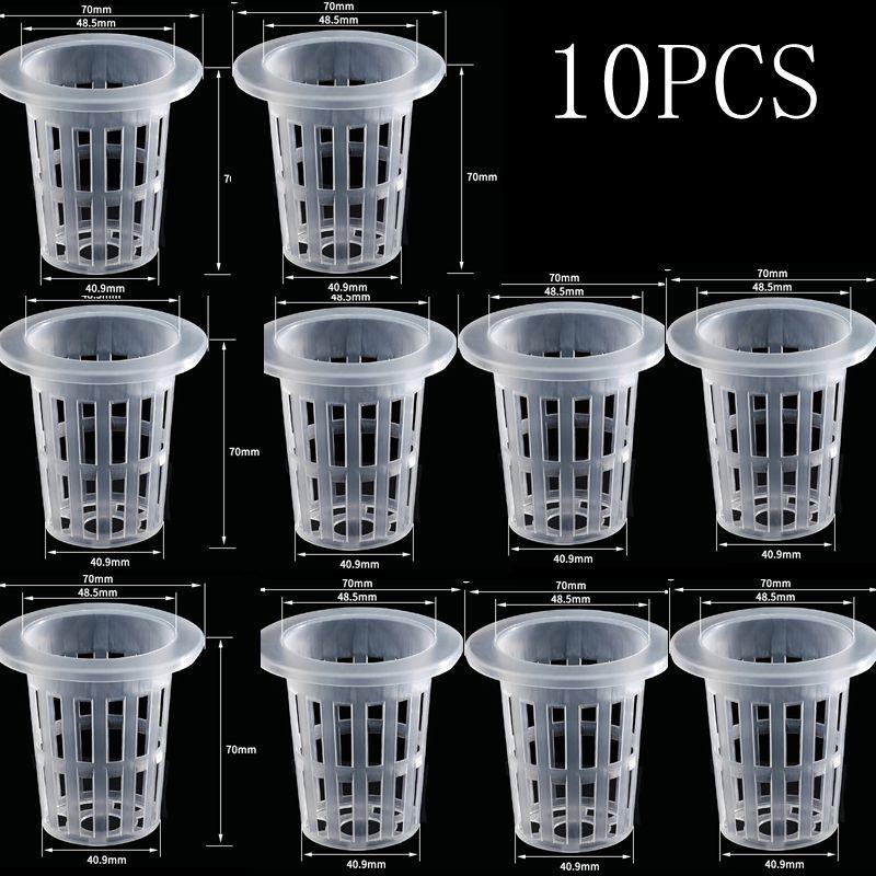 10/20/50Pcs Hydroponic Colonization Net Basket Plant Nursery Pot Aeroponic Vegetable Planting Grow Soilless Culture Sponge Cup