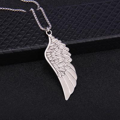 Vintage Hip Hop Angel Wings Alloy Pendant