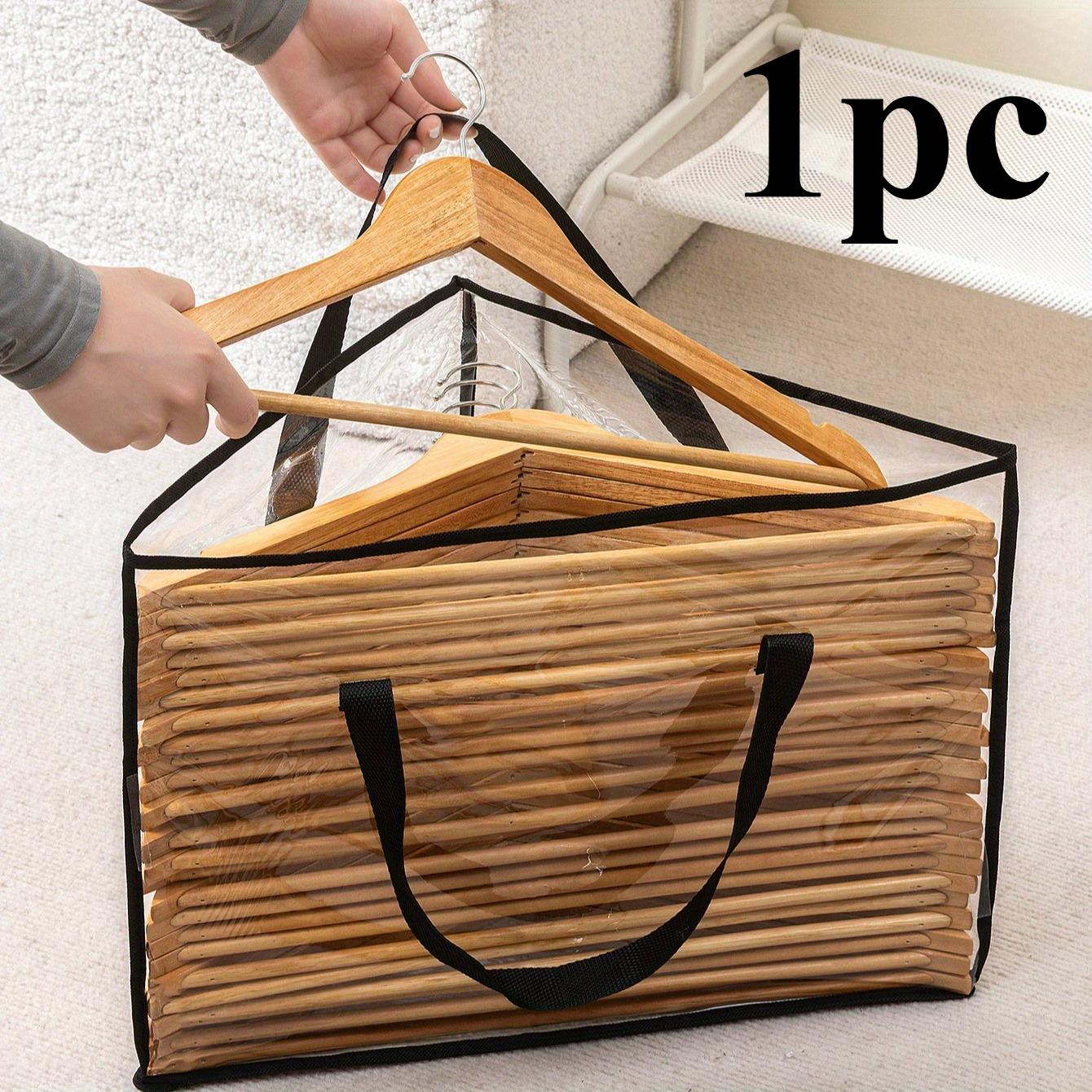 

Triangle Storage Bags for Hangers, PVC, Closet Organizer, Space-Saving, For Closets, Tidy Laundry Rooms, And Drying Racks