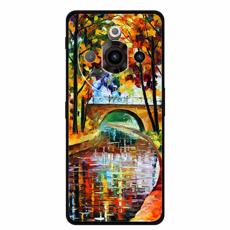 Funda For ZTE Nubia Focus Pro 5G Soft Bumper For Nubia Focus Pro Black Silicone Phone Cases Nubia Focus Pro 5G Protective Coque