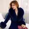 Natural Real Fox Fur Collar Cuff Set Winter Women Warm Scarf Genuine Fur Trimming For Parka Coat Hood Luxury Fluffy Decor Shawl