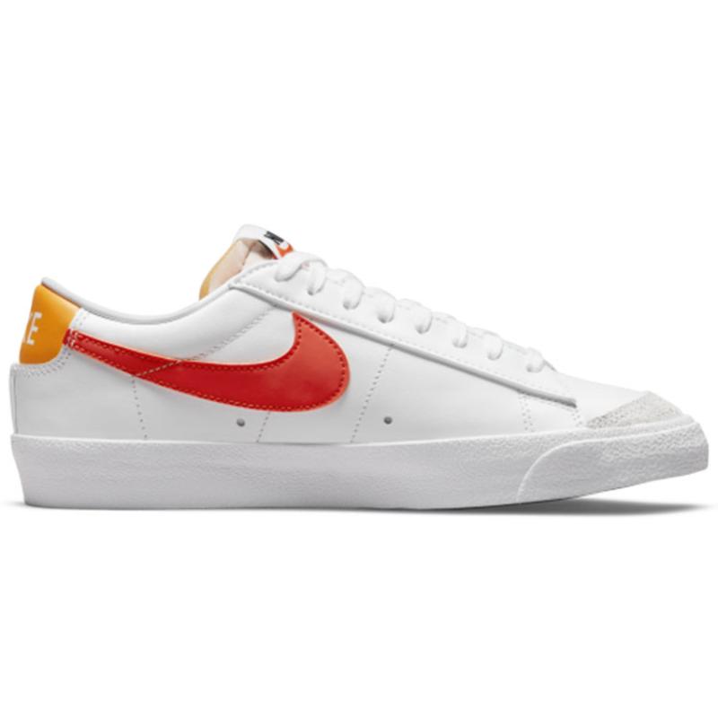 Nike Blazer Low '77 'White Orange' Women's Sneakers Skateboard Shoes DC4769-105