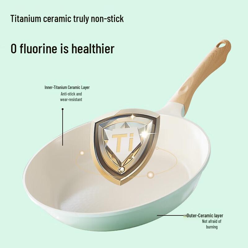 COOKER KING 28cm Celadon Non-Stick Frying Pan