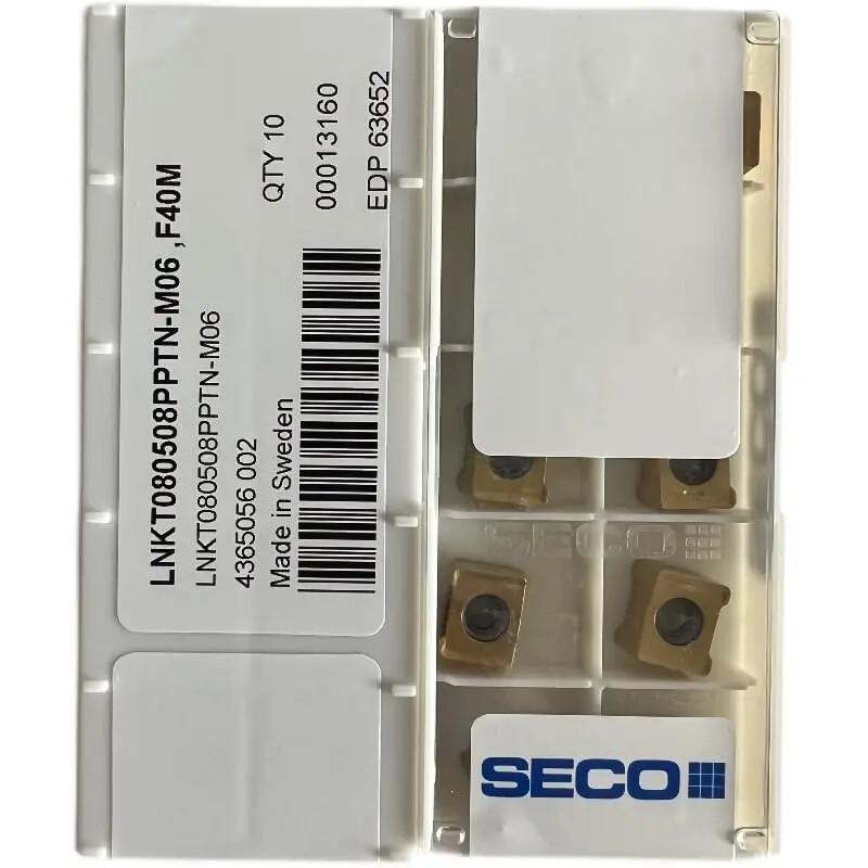 Seco / LNKT080508PPTN-M06 F40M /Original Genuine CNC Alloy Blade 10 PCS
