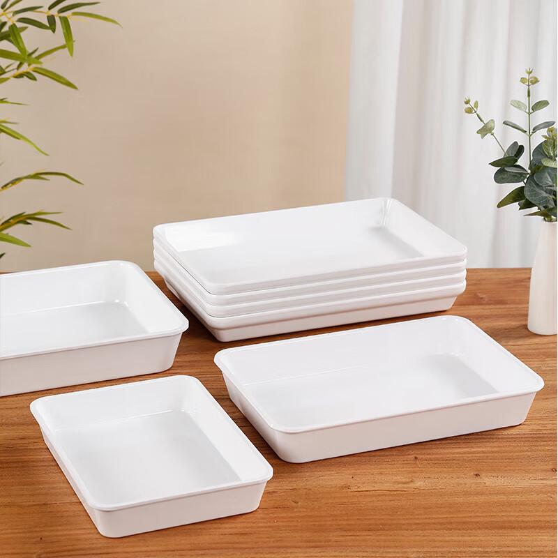 Bellein Melamine Rectangular Food Display Plate