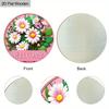 Daisy Pink Wooden Sign for Garden Decor - Charming Decorative Plaque for Home, Office, Yard, Porch Decor