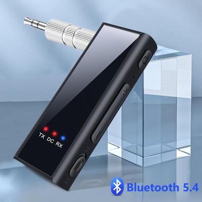 2 In 1 Bluetooth 5.4 Audio-ontvanger Zender 3.5mm AUX Stereo Muziek Draadloze Adapter voor PC TV Hoofdtelefoon