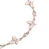 Sweet Butterfly Dripping Oil Metal Waist Chain Diamond Women's Belt White Chain