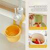 2-in-1 Heavy-Duty Hanging Sink Basket with Adjustable Hanging - Detachable Filter, Space-Saving Drain Basket,Food Waste Drainage