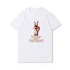 S-3XL 100 Fantasie Harajuku Grafica Estiva Bianca Magliette Donna Stampate Casual Maniche Corte Top Girocollo