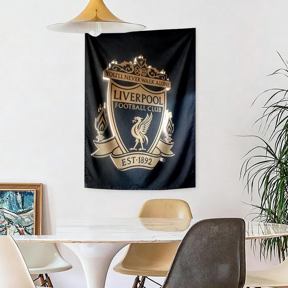 Liverpool Football Club Wall Decor Tapestry Art For Pet Memorial Birthdaywedding Party Backdrop Family Gift