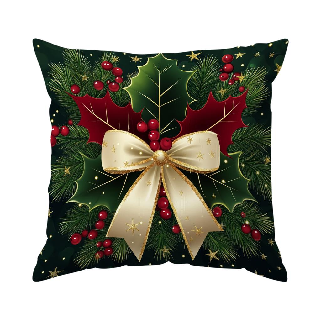 Christmas pattern Cushions Pillowcase Polyester Cushion Cover Throw Pillow Sofa Decoration Pillowcover Home Car Sofa Decor
