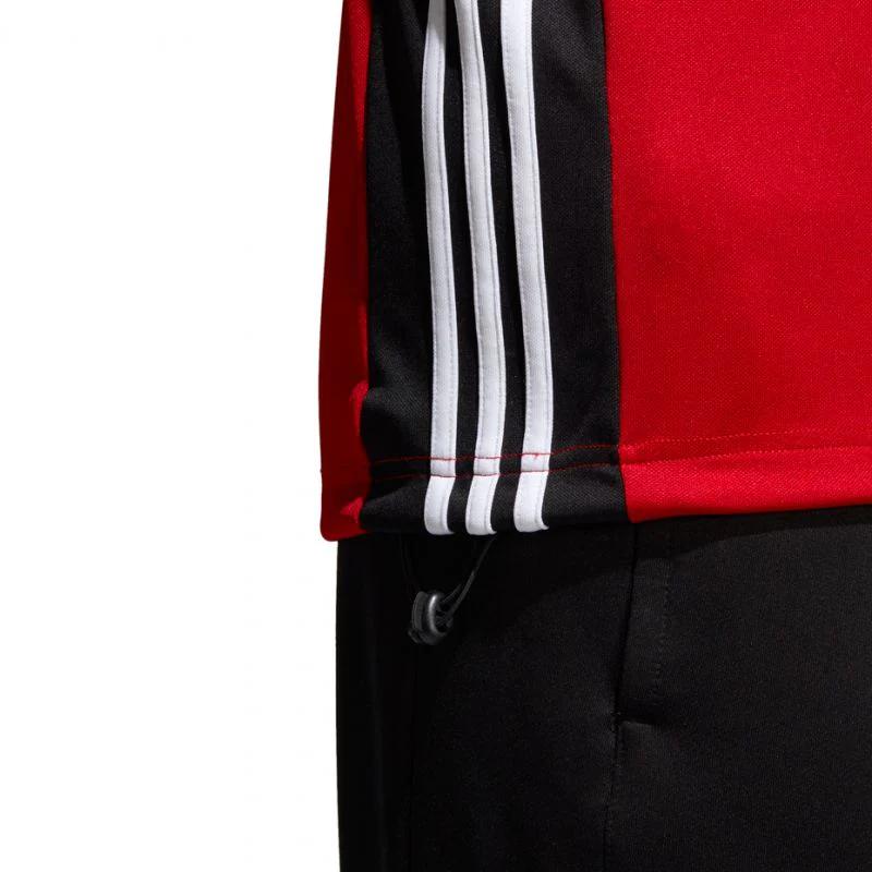 Adidas Regista 18 Training M Color Block Striped Comfortable Soft Skin-Friendly Stand Collar Long Sleeve Sweatshirt Men sweatshirt Red CZ8651
