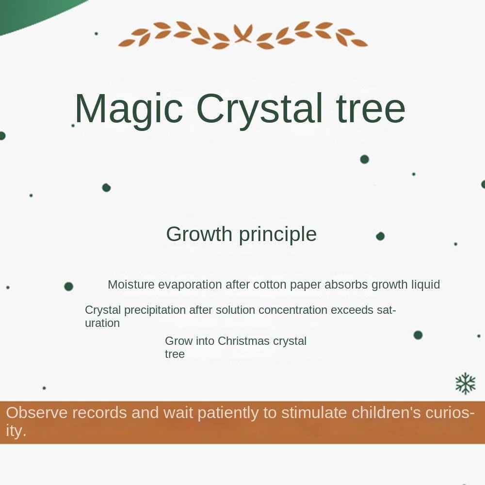 Decor Props DIY Toy Growing Christmas Tree Romantic Interesting Santa Princess Tree Blossoming Fun Mini Party Tree Children