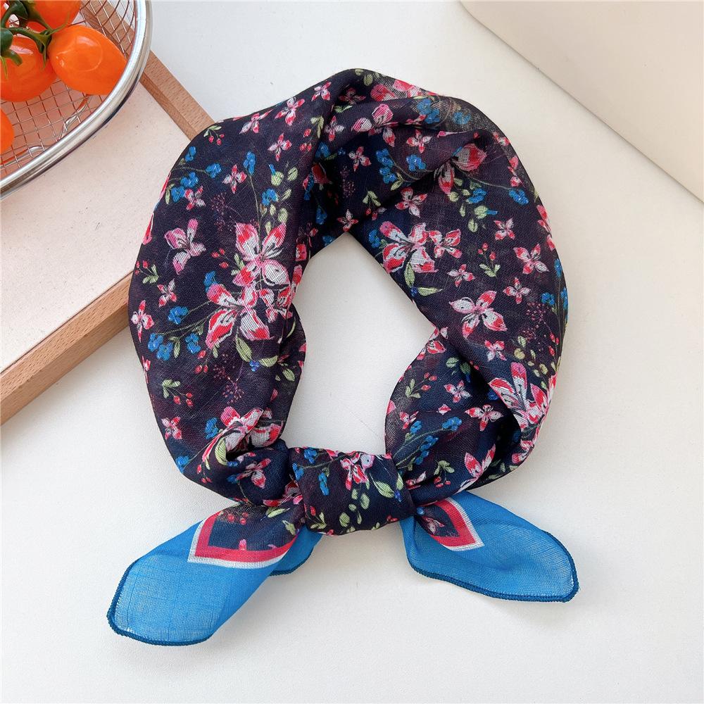 55cm Hair Scarf Cotton Square Scarf Hairband Headband Hairscarf Headscarf Turban Shawl Wrap Bandanas