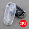 Transparent  Key Fob Case Cover Keychain For Ford F150 F250 F350 F450 Xlt Ranger Xl Maverick Ecosport Everest