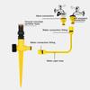360° Rotation Garden Sprinkler Automatic Irrigation Watering System Adjustable Agriculture Lawn Farm Greenhouse Plant Water Sprayer