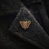 Enamel Lapel Pin Vintage Moth Brooch, Cartoon Insect Alloy Pin, Men Lightweight Clothes Women Jewelry Accessories for Suit Dress Coat Scarf