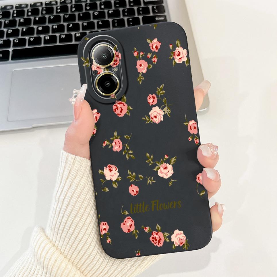 Soft Silicone Back Cover For Realme C67 4G 5G Bumper Shell Cartoon Panda Astronaut Cute Painting Case Coque Realme RMX3890 Etui