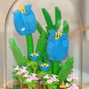 Excellent Flowers Building Toys Smooth Surface Bonsai Flower Block Set