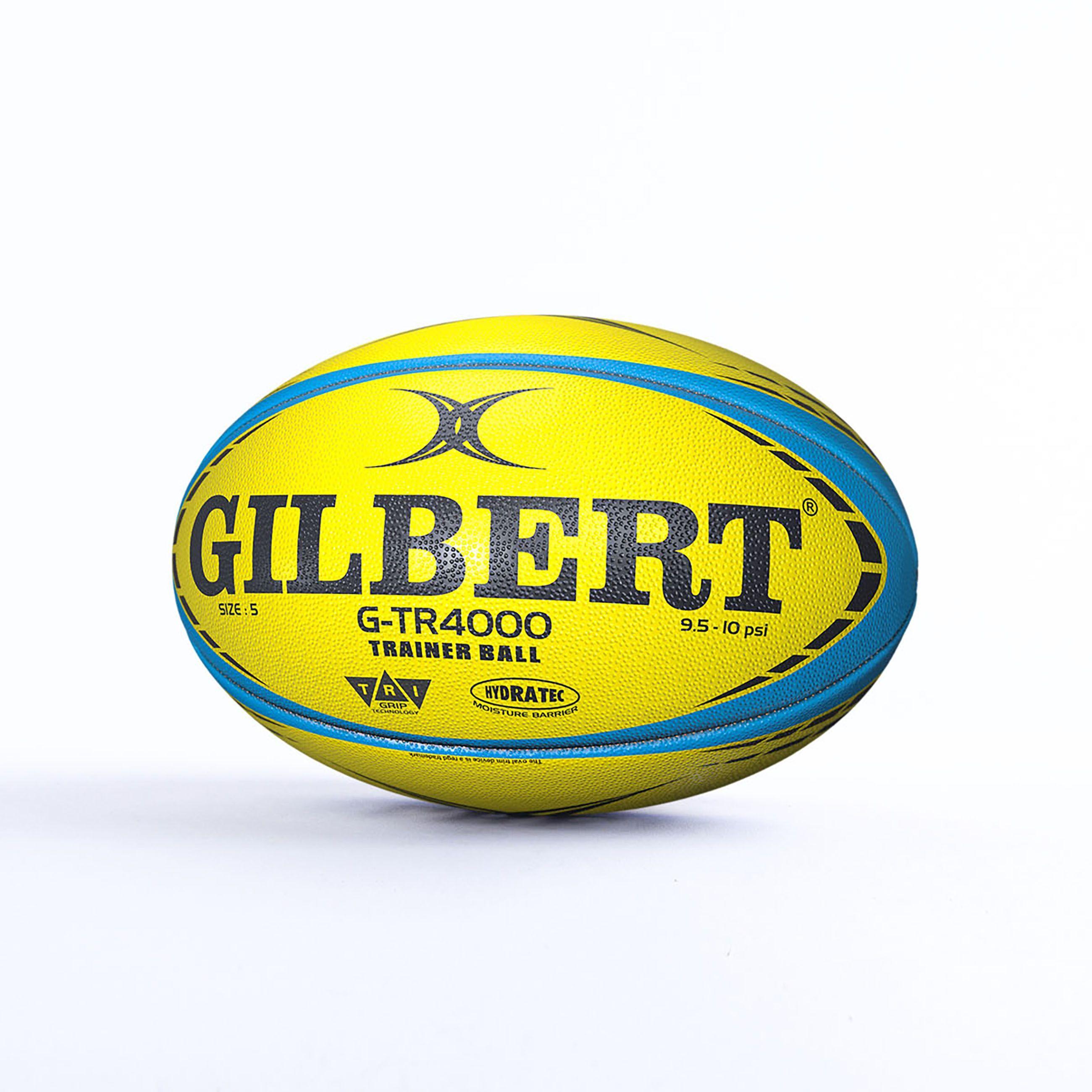 Training rugby ball - GTR4000 - Fluo - GILBERT - Size 5 bianco